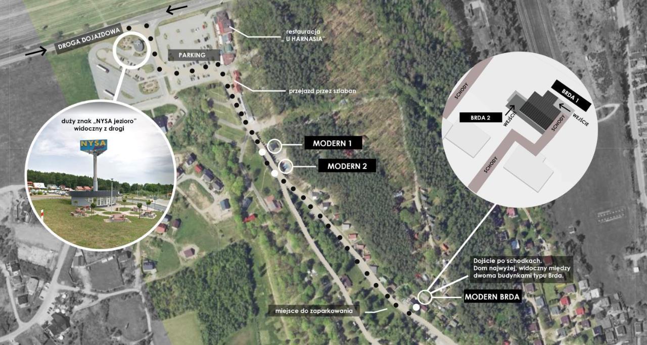 Domek Modern Brda Nysa Exteriér fotografie